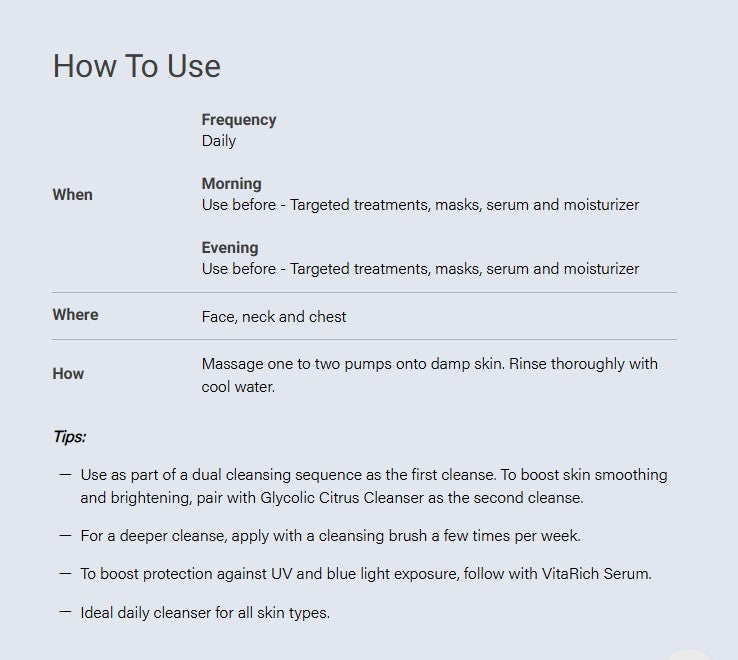 Lemon Cream Cleanser